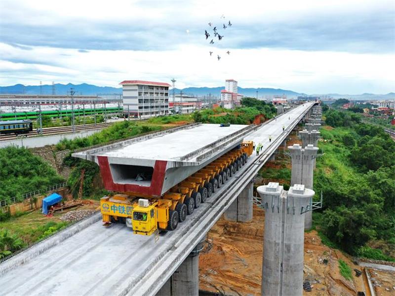 高铁高架桥施工